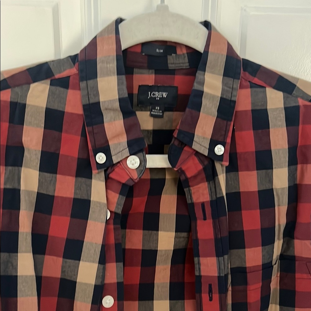 J.Crew Slim Fit Plaid Shirt